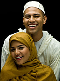 Islamic Traditions:  Muslim couple