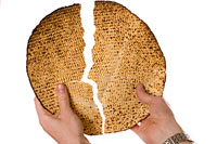 Jewish Holidays:  Seder unleavened bread